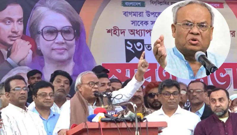পাসপোর্ট-ভিসা ছাড়াই ভারতে বসে দেশের বিরুদ্ধে উষ্কানী ছড়াচ্ছে শেখ হাসিনা: রিজভী