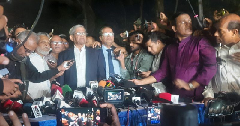 দ্রুত জাতীয় নির্বাচনের আশা মির্জা ফখরুলের
