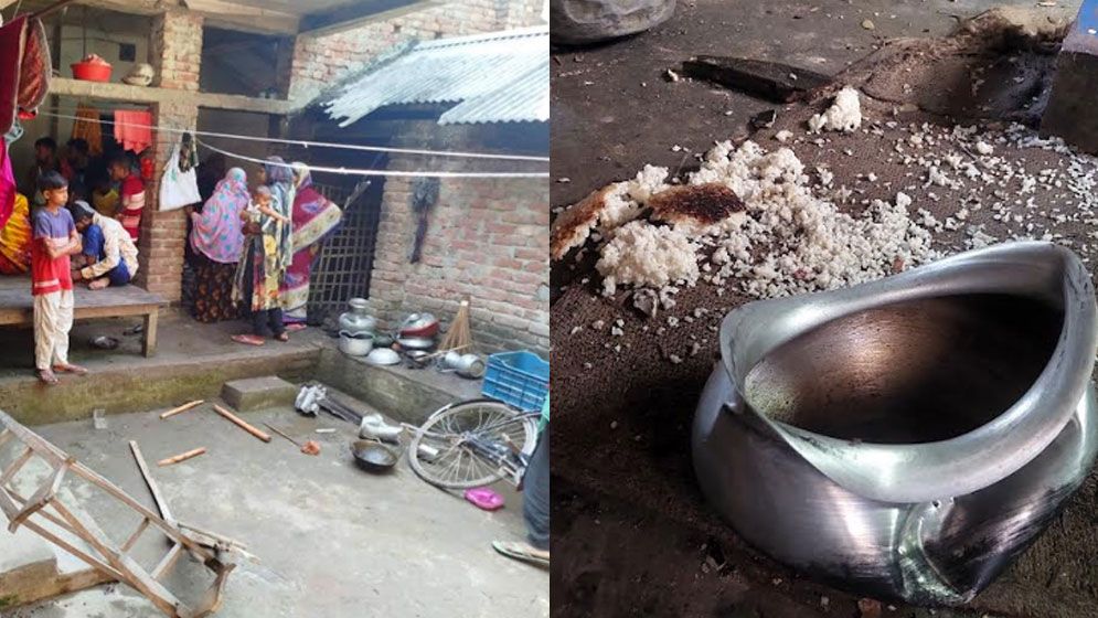 ছাত্রদল নেতার নেতৃত্বে বাড়ি ভাঙচুর করে স্বর্ণালংকার লুট