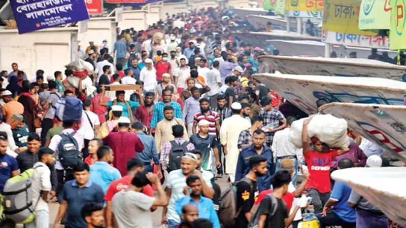 ঈদের ছুটিতে ঢাকা ছাড়েন ১ কোটি ৭ লাখ সিমধারী