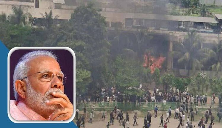 উত্তরায় বিমান বিধ্বস্ত: ভারতের প্রধানমন্ত্রী নরেন্দ্র মোদীর শোক