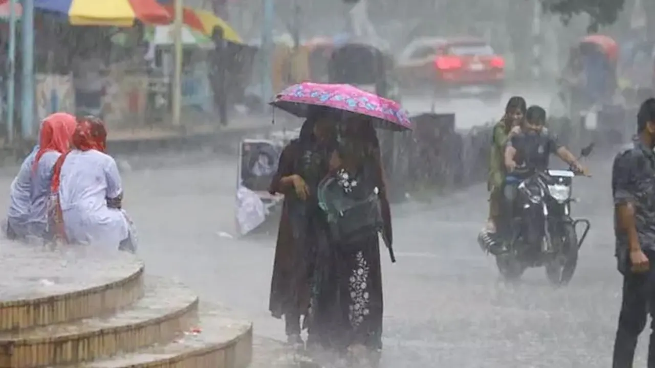 লঘুচাপের পূর্বাভাস, ৫ দিন ভারী বৃষ্টি হতে পারে যেসব জায়গায়