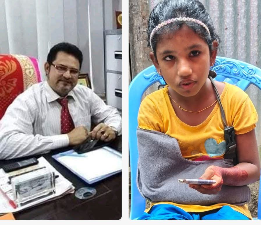 সরাইলে অসুস্থ শিশুকে মানবিক সহায়তা করলেন সমাজসেবক সারোয়ার আলম