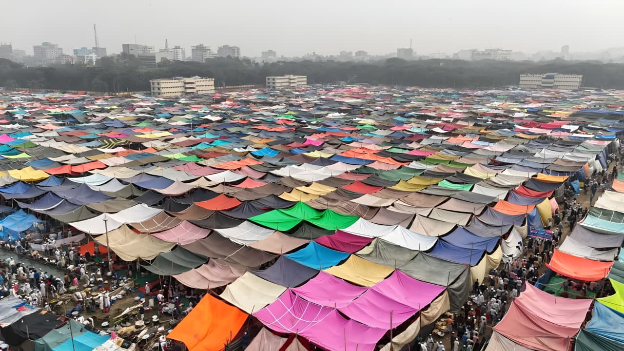 টঙ্গীতে ৫ দিনব্যাপী জোড় ইজতেমা শুরু