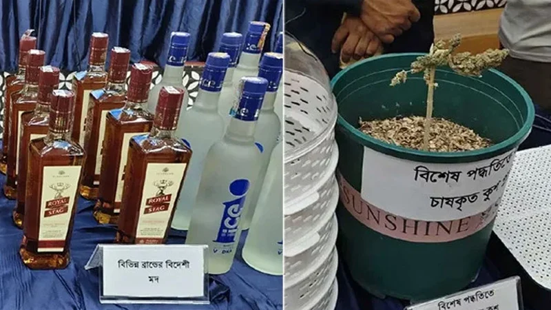 ভেজাল মদের কারখানা ও ‘কুশ’ ল্যাবের সন্ধান